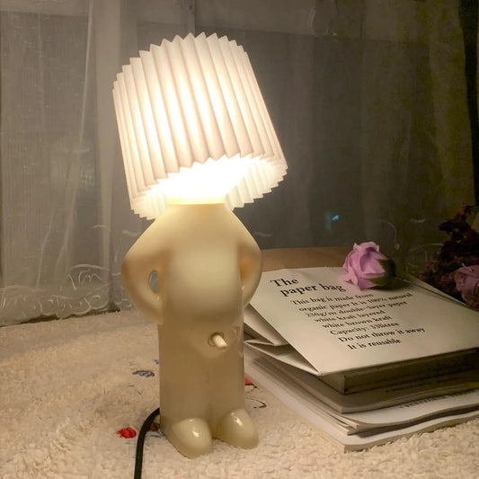 Statua Omino Lampada