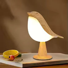 Lampada Uccello di Legno